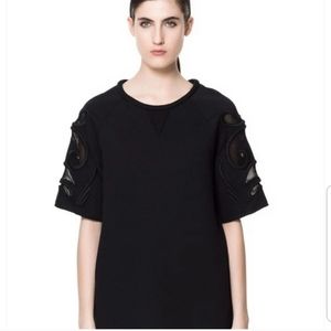 🩵 2/$25 🩵 Everyday Evil Queen Zara Sweatshirt w/ Mesh Sleeves Medium